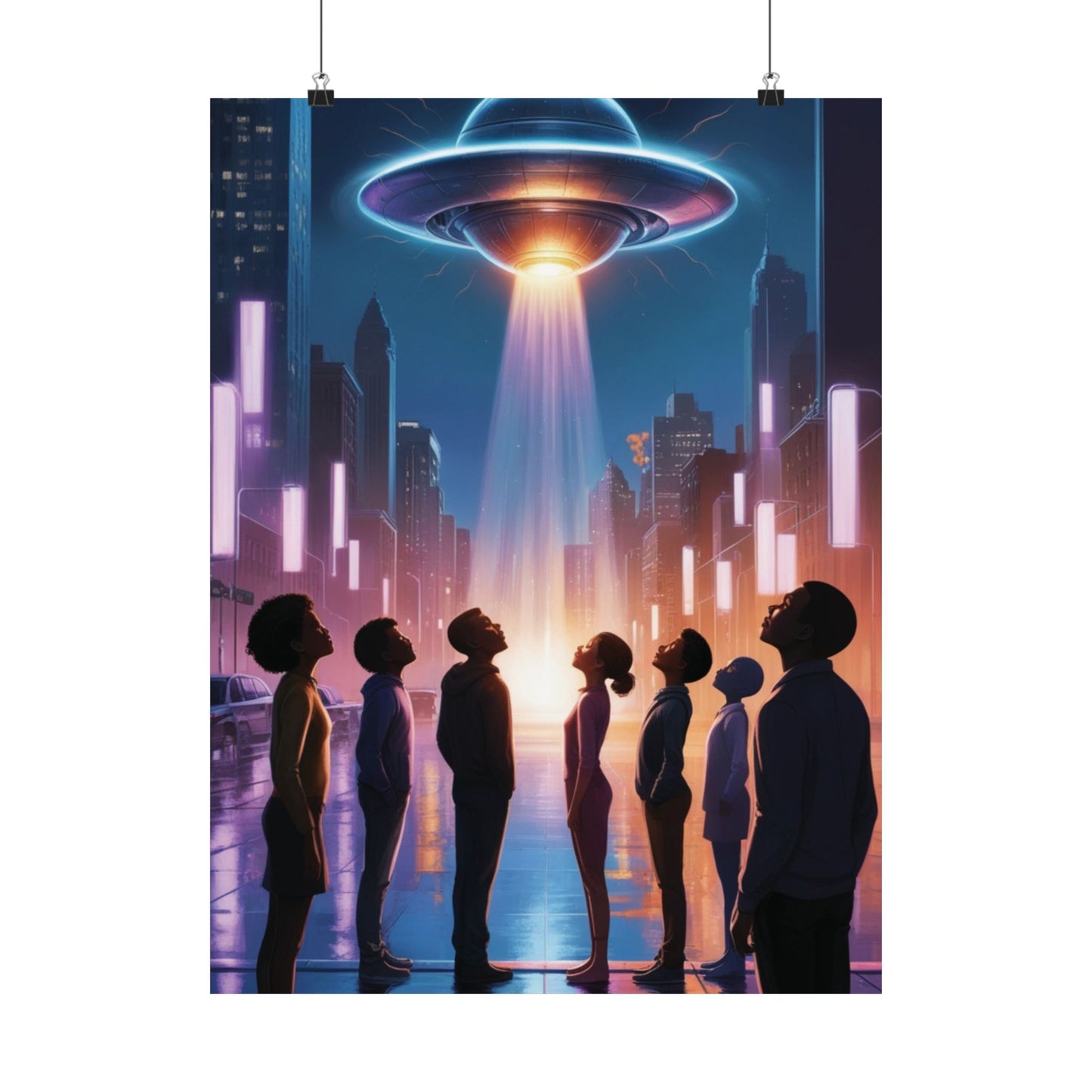 They're Here Matte Poster