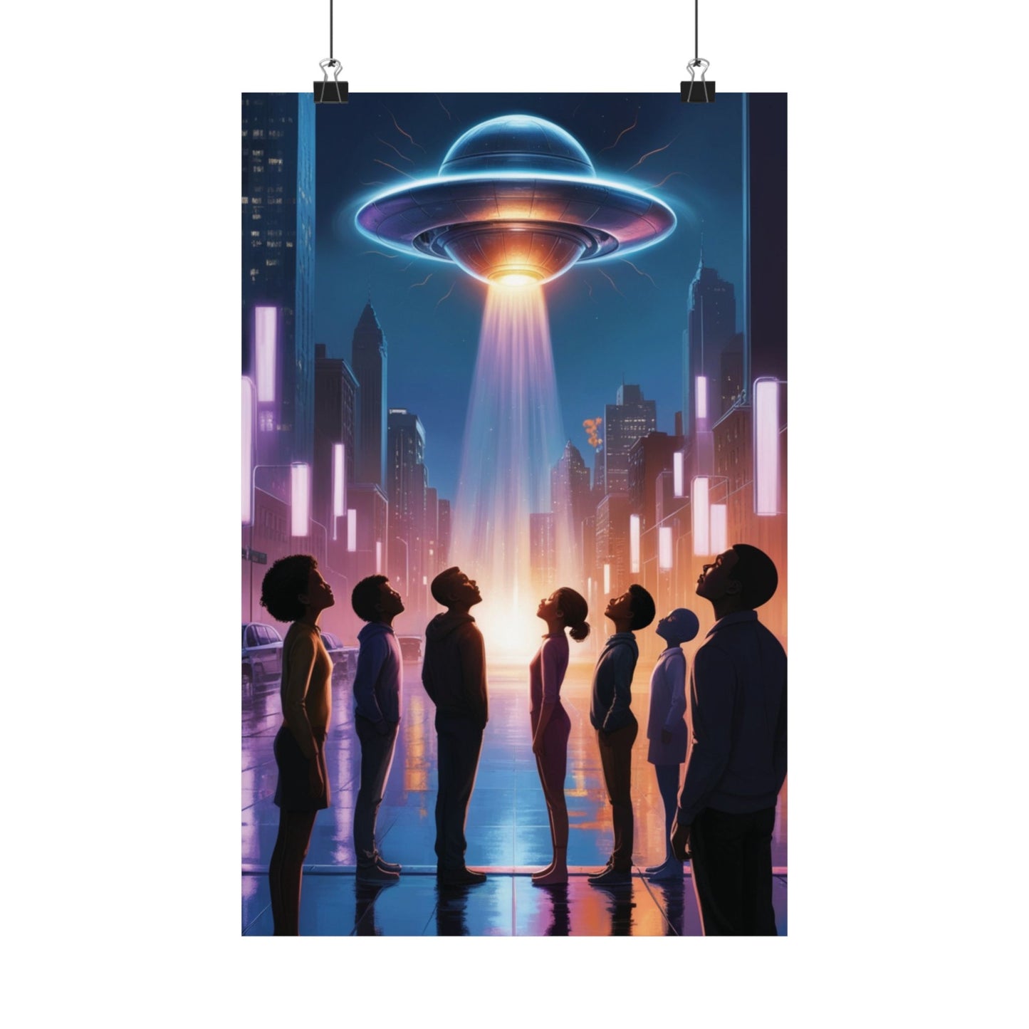 They're Here Matte Poster