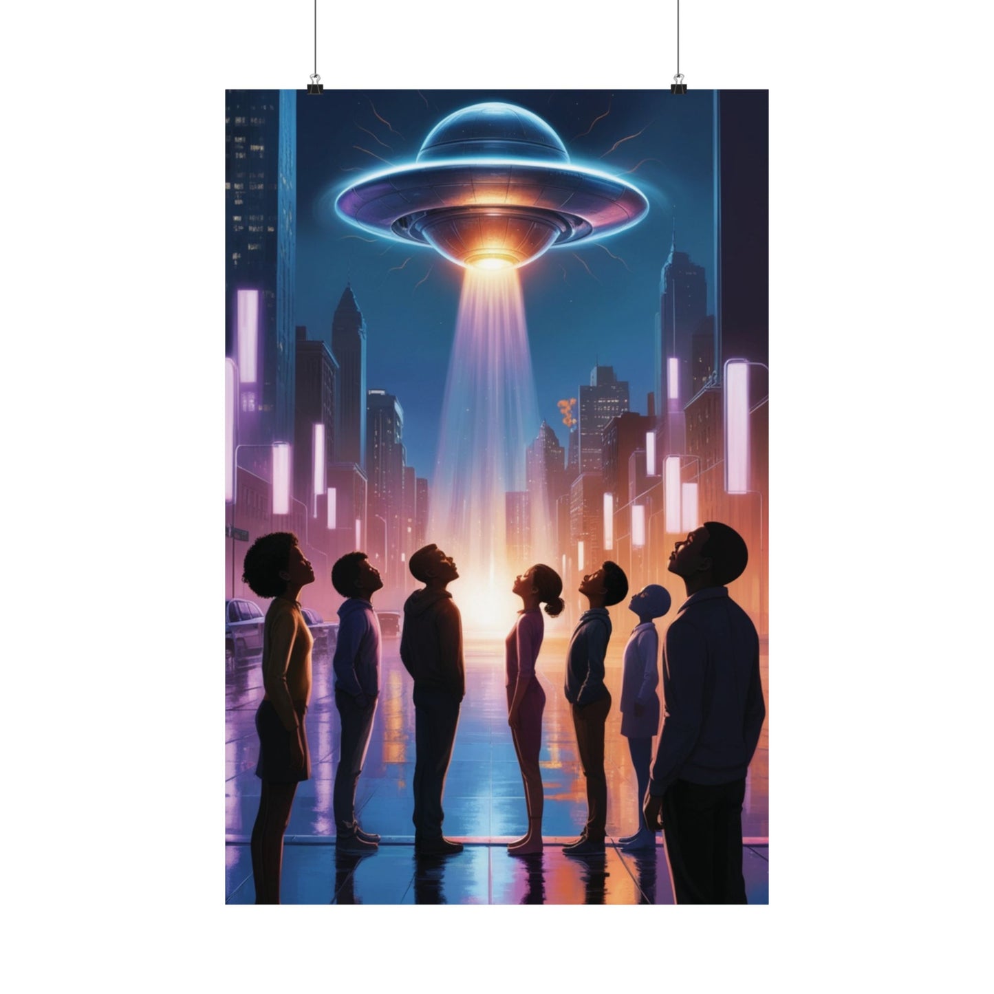 They're Here Matte Poster