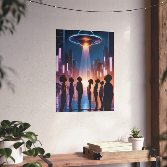 They're Here Matte Poster