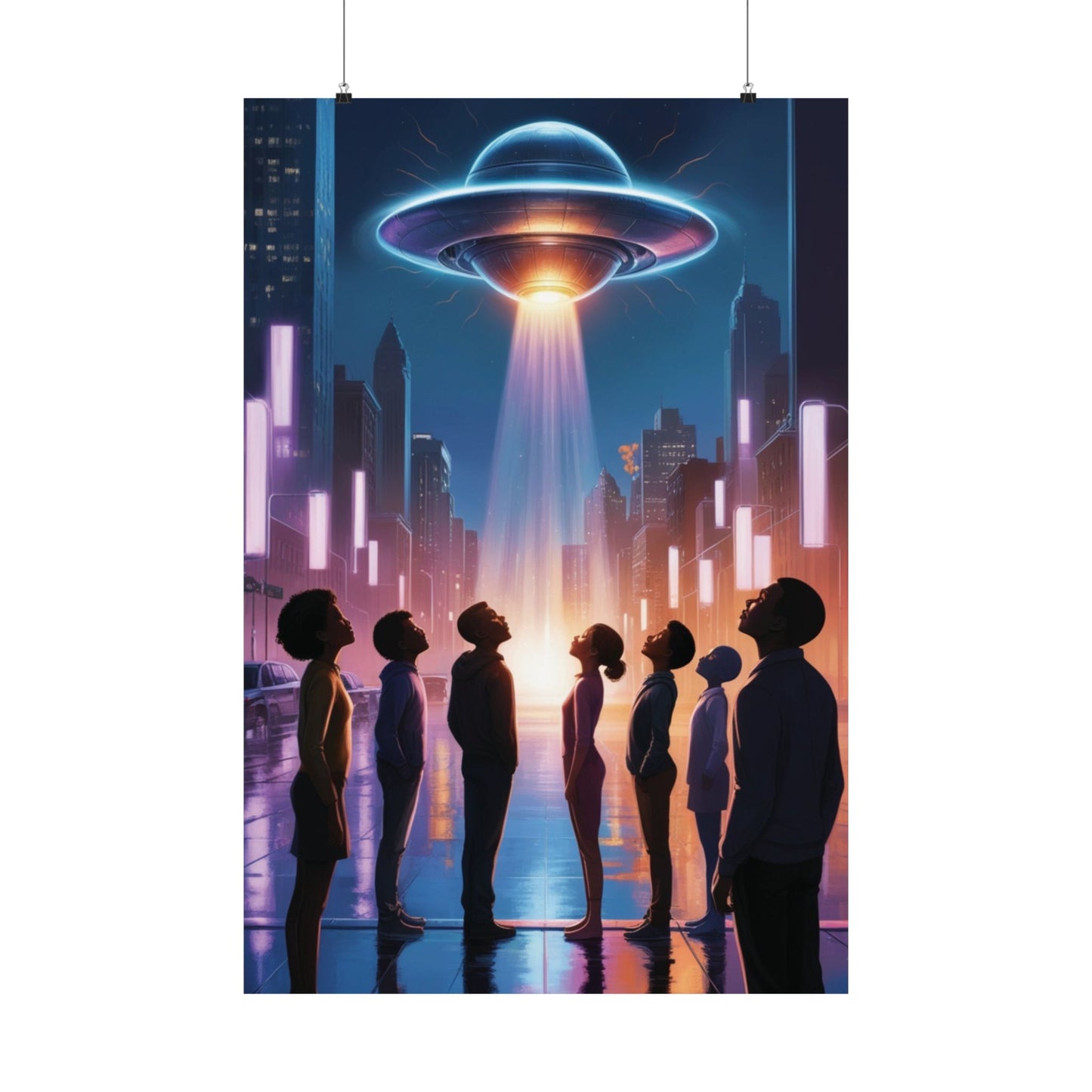They're Here Matte Poster