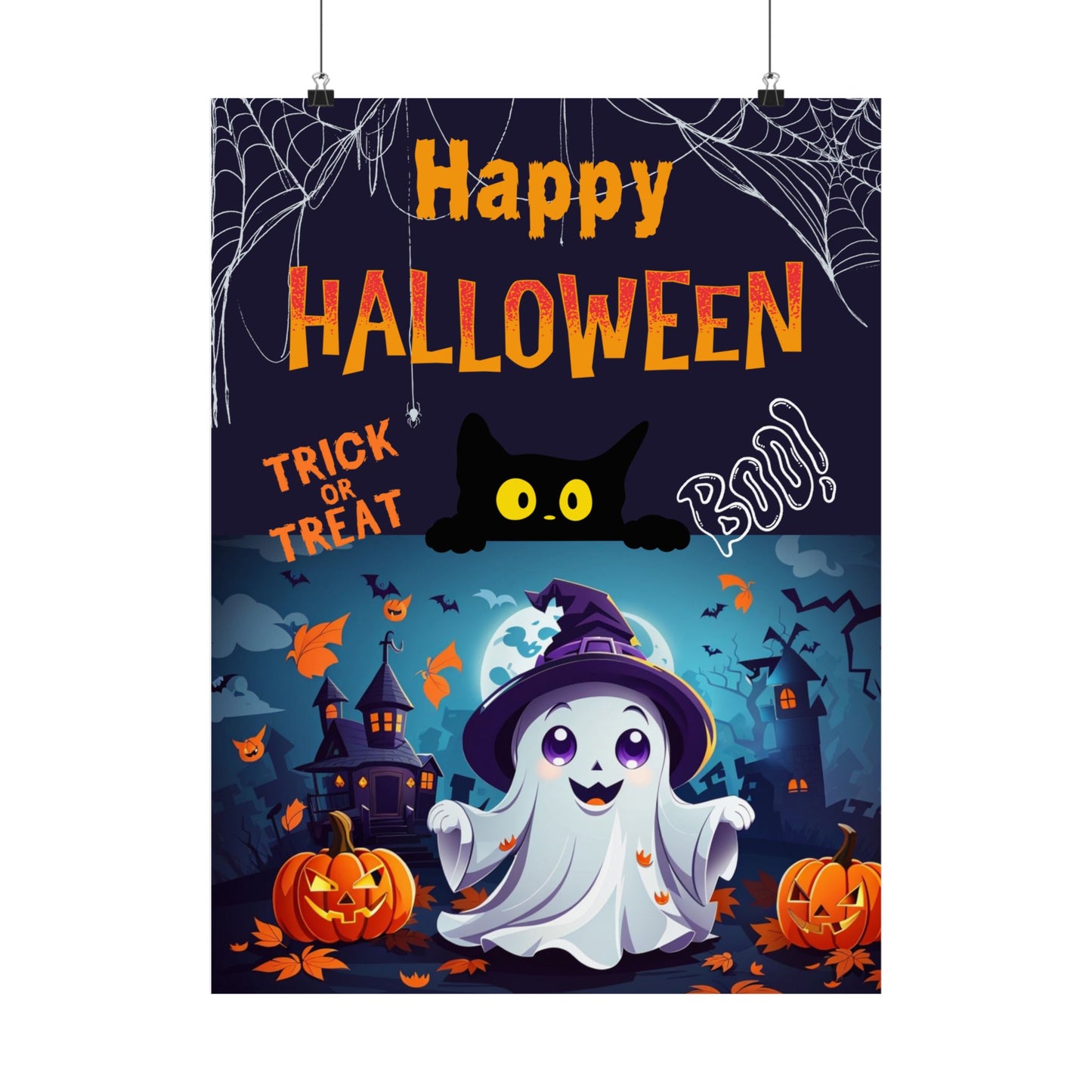 Happy Halloween Matte Poster