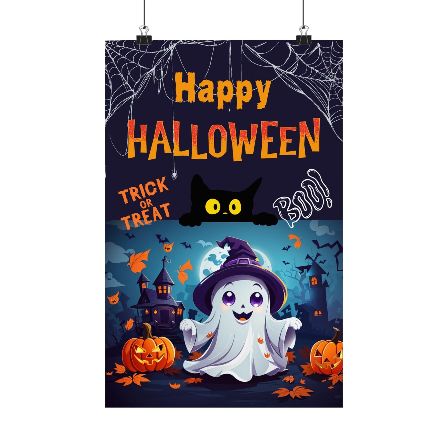 Happy Halloween Matte Poster