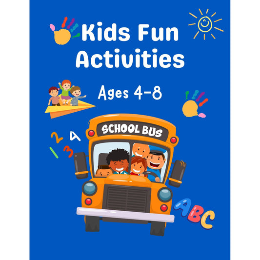 8.5x11 Printable Kids Fun Activities Pages