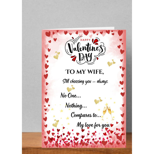 Printable 5x7 Valentine’s Card for Wife – Still Choosing You