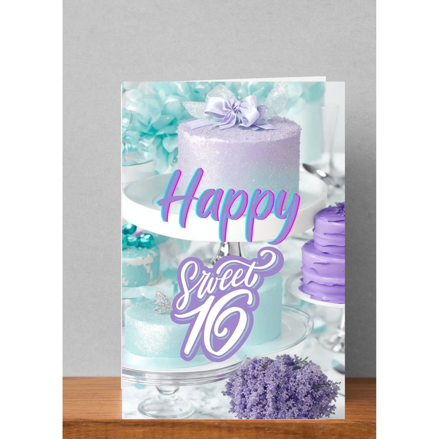 5x7 Happy Birthday-Sweet 16